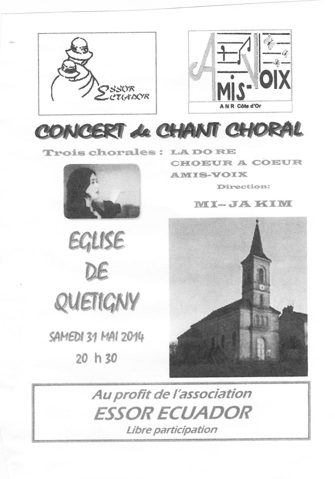 Chant coral pour Essor-Ecuador